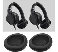 KALANKA-1 Paire d'oreillettes Noires en Mousse à Mémoire de Forme Coussinets de Remplacement Compatible avec Pioneer HDJ-X5 HDJ-X5BT HDJ-X7 Et HDJ-X10 Écouteurs