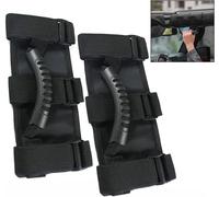 Kalanka-1 Paire Poignées Avec Sangles Durables Pour Auto, Pour Wrangler Jk Tj 4x4wd Off Road Accessoires 2"" 3"" Bar