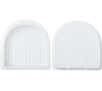 Kalanka-1 Pièce Arc-En-Ciel Pont Bougies Moules En Forme De U Arc En Silicone Moules En Résine Moulage Moules Pour Savon Bougies Maison Fête Artisanat Décor