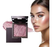 Kalanka-1 Stück Poudre Illuminateur Argentée, Correcteur Scintillant Et Poudre Contour, Éclat Longue Durée Pour Joues, Yeux Et Nez, Parfait Pour Looks Lumineux (01#)