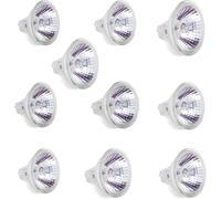 KALANKA-10 Ampoules MR11 GU4 20W Halogène Lampe 12V Réflecteur Spot Dimmable Blanc Chaud 2800K Angle de Faisceau 30° Halogène pour Spots Encastrés, Éclairage d'Armoire Salon, Couloir