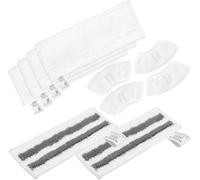 KALANKA-10 Chiffons en Microfibre Compatibles avec Karcher Easyfix SC1 SC2 SC3 SC4 SC5 Nettoyeurs Vapeur, Lingette Remplacement Élimine Efficacement la Saleté et les Rayures, 6 Lingettes + 4 Bonnette