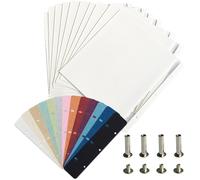 Kalanka-10 Feuille Recharge Pages Adhesif Pour Album Photo Autocollant 28 X 27 Cm, Blanc