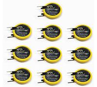 Kalanka-10 Pack Cr2032 Batterie 3v Avec Tôle De Soudure Batterie Au Lithium 2032 Batterie Au Lithium Pour Radio Capteur Gameboy Couleur Remplacer La Batterie Du Jeu