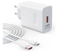 KALANKA-100W Supercharge Chargeur Rapide pour Honor 400 300 200 100 90 Magic 7 6 5 4 Pro Lite V5 V3 Smart X7b X8a X8b X9b Pad 9 Chargeur Rapide pour Huawei Mate 60 50 40 30 Pro avec 6A Câble USB C 1M
