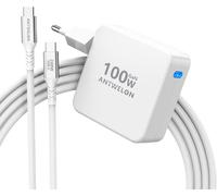KALANKA-100W USB C Chargeur GAN Ordinateur Portable Type C pour MacBook Pro 16 15 14 Zoll, MacBook Air, iPad Pro, Galaxy S24 S23, Dell XPS, HP, Lenovo Thinkpad Yoga, Tablet (Blanc)