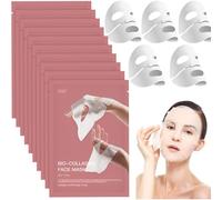 Kalanka-10pcs Mask Collagen, Collagen Real Deep Mask, Masque Collagene Visage, Korean Masque Collagene Visage Real Deep Mas-K, Masqu-E De Nuit Anti-Rides, Pore Minimizing Elasticity Improvem.