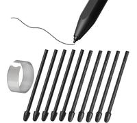 KALANKA-10X Pointes de Remplacement pour Remarkable 1/2/Marker/Marker Plus & Boox Pen2 Pro/Boox Pen Plus/Boox Triangle Pen/BOOX Wacom Stylo Stylet, Boox Max/Note/Nova/Go/Tab Ultra&Mini Série, Noir+Fl