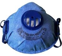 Kalanka-10x X310sv Ffp3 Nr D Demi-Masque Anti-Poussières Jetable, Bleu, Avec Valve D'expiration