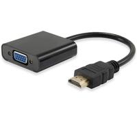 KALANKA-11903607 adaptateur et connecteur de câbles HDMI VGA Noir