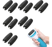 Kalanka-12 Pièces Rouleaux De Remplacement, Extra Rugueux Rouleau Pied Compatible Avec Scholl Velvet Smooth, Recharge De Tête De Rouleau Pour Pedicure Pied Electrique