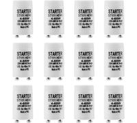 KALANKA-12 Pièces Starter Neon, ST111 Ampoule Tube Fluorescent Starter, 4-65W LED Starter, 220-240V Starters Pour Tubes Fluorescents, pour Tubes Fluorescentes Lampes, Tube Led
