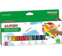 KALANKA-12 Tubes de Gouache Solide pour Enfant Peinture en Sticks Solide Fournitures Scolaires Peinture aux Couleurs Vives pour Enfant Peintures Miscibles Séchage Rapide Gouache de Couleur