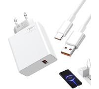 KALANKA-120W Chargeur pour Xiaomi, avec Type C Cable 1M,120W Chargeur Rapide USB, pour Redmi K80 K70 Note 14 Pro Plus Xiaomi 14 14T 13 13T 12S Pro Lite,pour Redmi Note 13/12/11s/10Pro/POCO X6/M6/F5/X