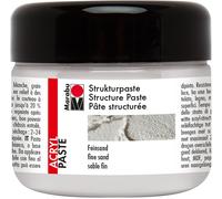 KALANKA-12260025809 Pâte structurelle Sable Fin, pâte Acrylique Mate à Base d'eau, résistante à la lumière, aux intempéries, Bien couvrante, pour Structures en Relief à Plastique, 225 ML, Blanc