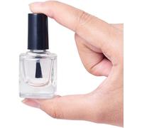 Kalanka-12pcs 10ml Bouteilles De Vernis À Ongles Vides Bouteilles De Vernis À Ongles En Verre Transparent Avec Brosses, 5pcs Entonnoir Trémie