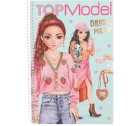 KALANKA-13486 TOPModel Dress Me Up-Livre 20 Pages de Motifs de modèles pré-imprimés à réaliser soi-même, y Compris 7 Feuilles d'autocollants, Paper, Multicolour, Taille Unique