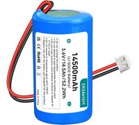 KALANKA-14500 mAh/3,6 V ER34615M Batterie au Lithium pour DSC ER34615M-T1 WT4911/ WT4911B/WT8911 ALEXOR Siren d'extérieur sans Fil WT4911BATT ADT