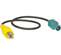 KALANKA-1500-043 Adaptateur caméra de recul Fakra (M) mâle vers RCA (M) mâle pour entrée vidéo Adaptateur d'antenne