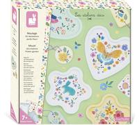 KALANKA-- 16 Objets à Réaliser en Platre - 12 Porte-clés + 4 coupelles à décorer - Kit Moulage - DIY - Kit Loisir Créatif Enfant - Motricité Fine et Concentration - Dès 7 Ans - J09162