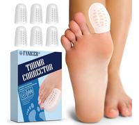 Kalanka-16 Pièces Protège Orteil Silicone,Protection Doigt De Pied Respirantes,Gel Big Toe Caps,Protège Orteils,Capuchons D'orteils Respirantes,Contre Les Frottements,Soulage Frottements Entre Les Or