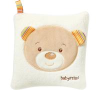Kalanka-160932 Bouillotte Ourson - Coussin Chauffant/Rafraîchissant Bienfaisant Aux Noyaux De Cerise Avec Adorable Motif D¿Ourson - Pour Bébés Et Tout-Petits Dès 0 Mois - Dimensions 16 X 16 Cm
