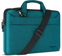 KALANKA-17 Pouces Imperméable Housse de Protection Ordinateur Portable avec Port de Chargeur USB Externe Sacoche Bandoulière pour 17-17.3"" Notebook/Lenovo/HP/Dell/ASUS,Turquoise Bleu