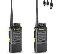 KALANKA-1901 Talkie-walkie Longue portée, Talkie-walkie bi-Bande avec connecteur Type-C, 5W Longue portée 1-5KM, HD - Son & Suppression du Bruit, pour L'Aventure, Les activités de Plein air