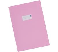 KALANKA-19805 Protège-cahiers, format A4, en carton rose, avec champ d'inscription, en papier solide et extra fort, protège-cahiers d'école, couleur