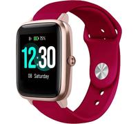 Kalanka-19mm Bracelet De Montre Pour Hama 5910 Silicone Sport Remplacement Pour Fitpolo H205l Id205l Compatible Avec Grv Fc1,Letsfit,Lifebee,Id205s,Id205g,Id215g,Sw025,Sw023,Ym023,Te021,Uwatch3