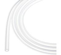 KALANKA-1M(3Pieds) Tube en Silicone 3mm DI 6mm DE Transparent Tuyau en Plastique Industriel en Silicone Clair pour Pompage, Vidange, Irrigation, Brassage, 1/8"" x 1/4