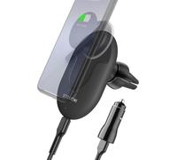 KALANKA-2-1 Pop Chargeur sans Fil Voiture,Qi 10W Chargeur sans Fil Voiture Rapide pour Phone 12/Phone 11/11 Pro/XR/XS/X/8 Max,Samsung S21/S20/Note 20/Note 10