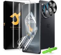 Kalanka-2+2 Pi¿¿Ces Protection Pour Oneplus 12, 2 Pi¿¿Ces Epu Protection Ecran 2 Pi¿¿Ces Protection D'objectif, Compatible Avec Lecteur D¡®Empreinte, Autocicatrisation En 10 Secondes, Pas De Bulles