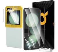 Kalanka-2+2 Pi¿¿Ces Verre Tremp¿¿ Pour Samsung Galaxy Z Flip 5, 2 Epu Protection Ecran 2 Protection D'objectif, Pas De Bulles, Autocicatrisation En 10 Secondes, Hd Clair Protection ¿¿Cran Z Flip 5 Fil