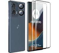 Kalanka-2+2 Pièces Pour Motorola Edge 50 Fusion Verre Trempé, Protection De L'appareil Photo Et Film De Protection Du Verre, Dureté 9h, Protecteur D'écran Hd
