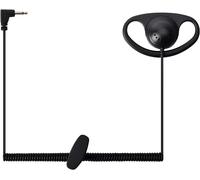 KALANKA-2.5mm Écouter Seulement Écouteur Radio Bidirectionnelle D Forme Casque Garde Du Corps Casque Compatible avec Baofeng Kenwood Puxing Talkie Walkie Émetteurs-Récepteurs Haut-Parleur Prises Micr