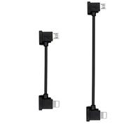KALANKA-2 Câble pour DJI vers Lightning 30cm et 10cm Câble de Données Micro USB vers iOS pour Connecter Smartphones Tablettes à Télécommande pour DJI Mini SE Mavic Pro Spark Mavic Air