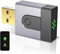 Kalanka-2-En-1 Adaptateur Carplay Sans Fil, Compatible Avec Apple Carplay & Android Auto, Passez Du Câblé Au Sans Fil, Plug & Play, Connexion Rapide, Sans Latence, Design Compact Et Élégant