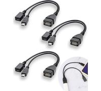 Kalanka-2 En 1 Micro Usb Otg Câble & Adaptateur D'alimentation Pour Fire Stick 4k/4k Max/Cube/Lite/2nd Gen, Nintendo Switch, Snes/Nes Classic - Compatible Avec Les Claviers Rii, Android Et Appareils