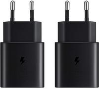 KALANKA-2 Pack Chargeur USB C 25W pour Samsung Galaxy S25 S24 S23 S22 S21 S20 Plus/Ultra S10/Z Fold 5/6, Z Flip 5/6 Note20/10 A55 A53 5G Tablet (PPS)/iPad/iPhone Chargeur Rapide, Type C Chargeur Tele