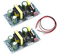 KALANKA-2 pcs AC-DC Converter Module AC-DC 24V1A 24W 25W Module d'alimentation à découpage AC 100-265V à 24V 1A Buck Module avec câble rouge et noir