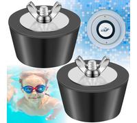 KALANKA-2 PCS Bouchon Hivernage Piscine, 1,25-1,5 Pouces / 32-38mm Bouchon Piscine Bouchons d'hiver en Caoutchouc, Bouchon Conique d'hivernage, pour Les Piscines et Les Spas