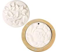 Kalanka-2 Pcs Diffuseur D'huiles Essentielles Pierre Avec 1 Boîte À Parfum En Bois, Galet Diffuseur Huile Essentielle Pour Chambre À Coucher, Salon, Salle De Bain, Bureau Et Voiture