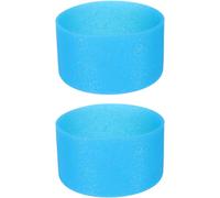 Kalanka-2 Pcs Manche En Silicone Pour Bouteilles D'eau, Diamètre Inférieur De 2,84 À 3 Pouces, Manche En Silicone Pour Fond De Gobelet, Couverture De Protection Antidérapante, Bleu Foncé