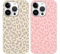 Kalanka-2 Pi¿¿Ces Coque Pour Iphone 16 Pro Max 6,9"" Motif De Lmprim¿¿ L¿¿Opard ¿¿Tui, Aesthetic Motif L¿¿Opard Design Housse De T¿¿L¿¿Phone Silicone Souple Antichoc Bumper Protection Case Cover