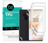 KALANKA-2 Pièce TPU Protection écran pour OnePlus 8 Pro 6,78"",film souple flexible,avec 1 Pièce Protection Caméra,1 Pièce Film Arrière,facile installer