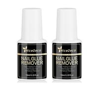 Kalanka-2 Pièces 10 Ml Dissolvant Colle À Ongles - Dissolvant Professionnel Pour Un Démontage Rapide Et Propre Des Faux Ongles, Sans Abîmer L'ongle Naturel, Formule Douce Et Efficace