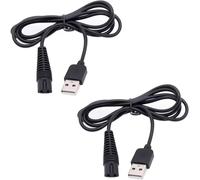 Kalanka-2 Pièces Chargeur Compatible Avec Braun Rasoir Électrique Série 9 7 5 3 1, Chargeur Compatible Avec Braun Silk Epil 7, 5, 3, Et Plus, Adaptateur De Remplacement 12v, Câble D'alimentation Usb