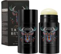 Kalanka-2 Pièces Crème Tatouage Tattoo Butter, Soin Pour Tatouages Anciens Et Nouveaux, Hydratante Et Cicatrisante, Renforce Les Couleurs, Crème Vegan Après-Tatouage 40g