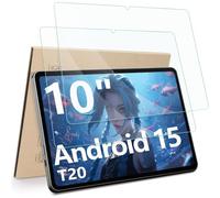 KALANKA-2-pièces Film de protection Compatible pour TABWEE T20/ T80 10 pouces, Protection d'écran Compatible pour TABWEE T20/ T80 10'', Anti-rayures, Sans bulles, Dureté 9H